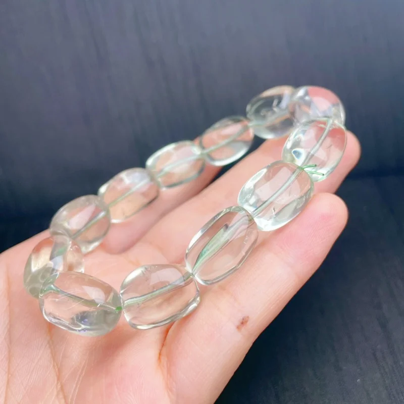 Natural Freeform Green Quartz Bead Bracelet Crystal Yoga Reiki Healing Stretch Bangles Female Holiday Gift 1PCS
Natural Freeform Green Quartz Bead Bracelet Crystal Yoga Reiki Healing Stretch Bangles Female Holiday Gift 1PCS