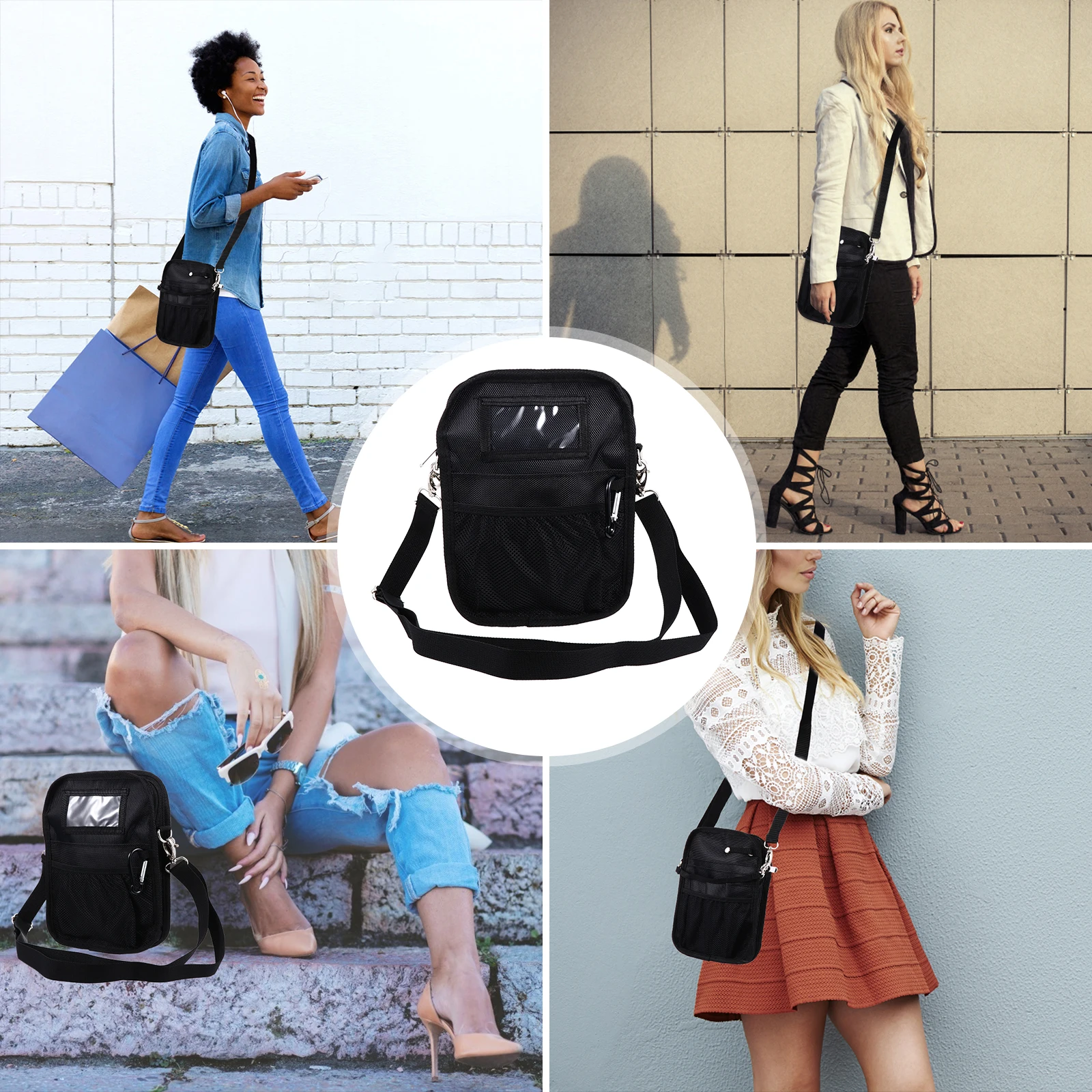 Nurse Shoulder Bag 1680D Oxford Black Tear Resistant Lightweight Cross Body Belt Bag Outdoor Travel Hiking Climbing Home Use
Nurse Shoulder Bag 1680D Oxford Black Tear Resistant Lightweight Cross Body Belt Bag Outdoor Travel Hiking Climbing Home Use