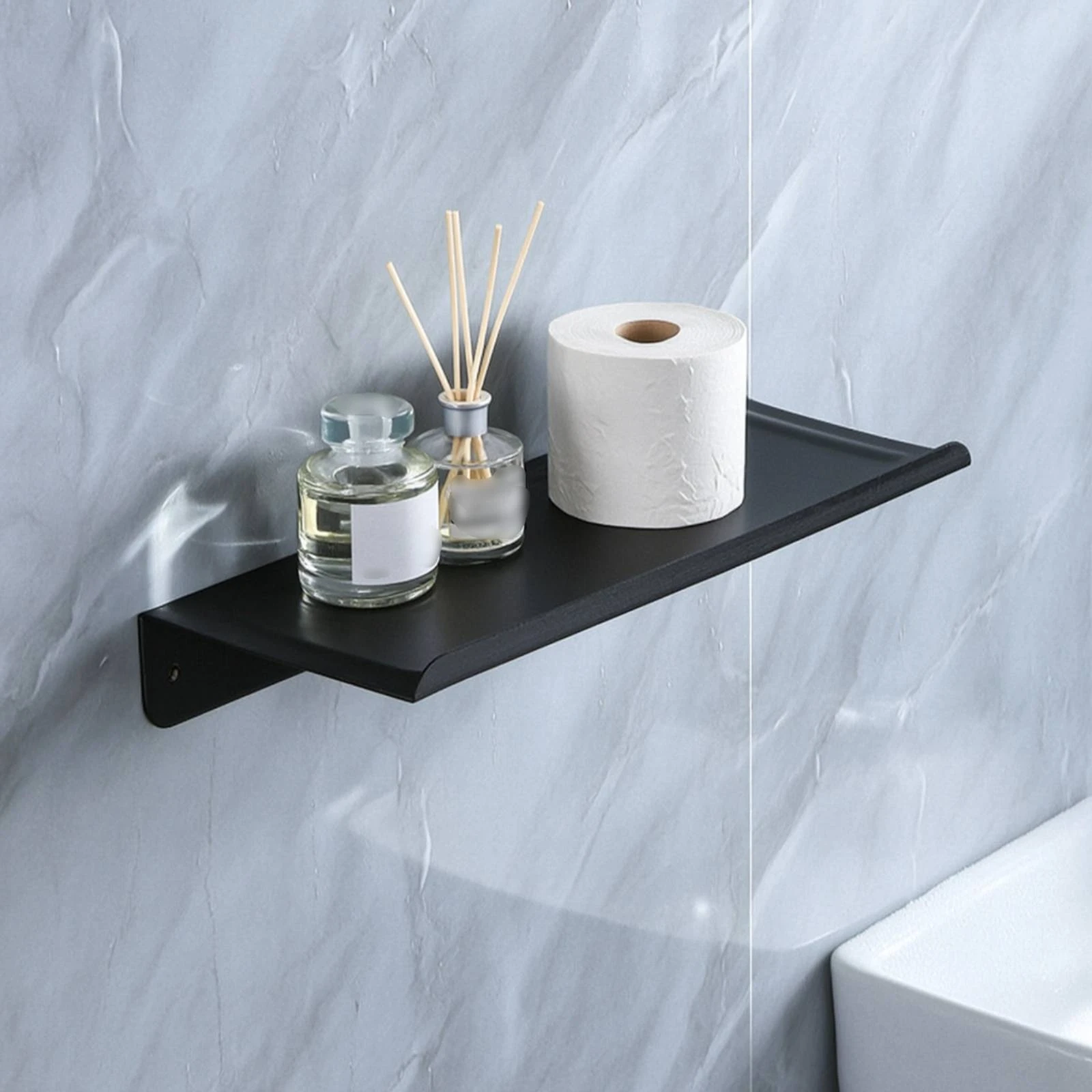 Toilet Tissue Holder with Shelf Space-Saving Toilet Roll Holder with Phone Shelf Bathroom Accessory Compact Hardware
Toilet Tissue Holder with Shelf Space-Saving Toilet Roll Holder with Phone Shelf Bathroom Accessory Compact Hardware