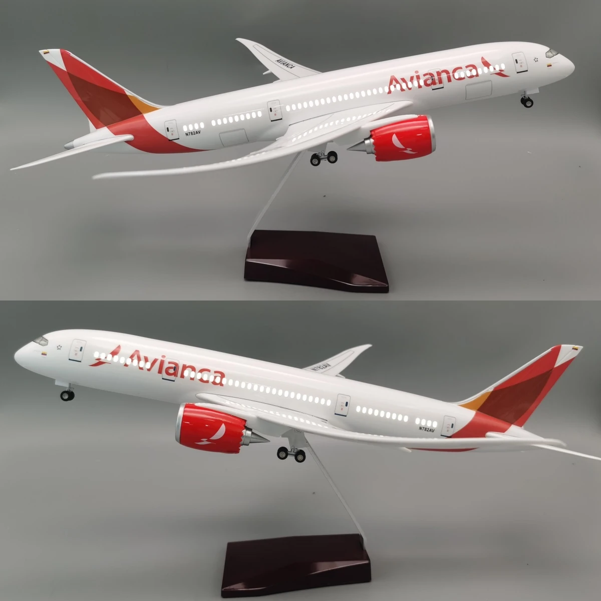 1:130 Scale 43 cm 787 Boeing Jetliner Columbia B787 Aircraft Model Die-Cast Resin Plane Jewellery With LED Lights Can Be A Gift
1:130 Scale 43 cm 787 Boeing Jetliner Columbia B787 Aircraft Model Die-Cast Resin Plane Jewellery With LED Lights Can Be A Gift