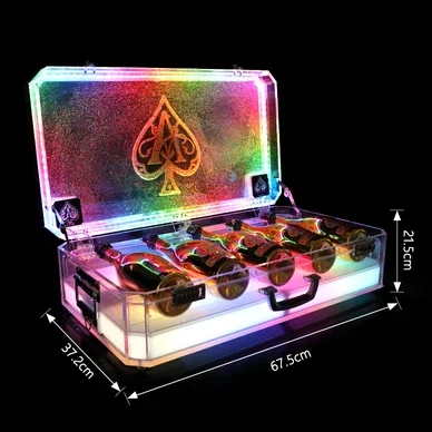 Большая вместимость, шесть бутылок, Ace of Spade Glorifier Box, держатель для бутылок для шампанского, Дисплей Чехол, чемодан для вина
Большая вместимость, шесть бутылок, Ace of Spade Glorifier Box, держатель для бутылок для шампанского, Дисплей Чехол, чемодан для вина