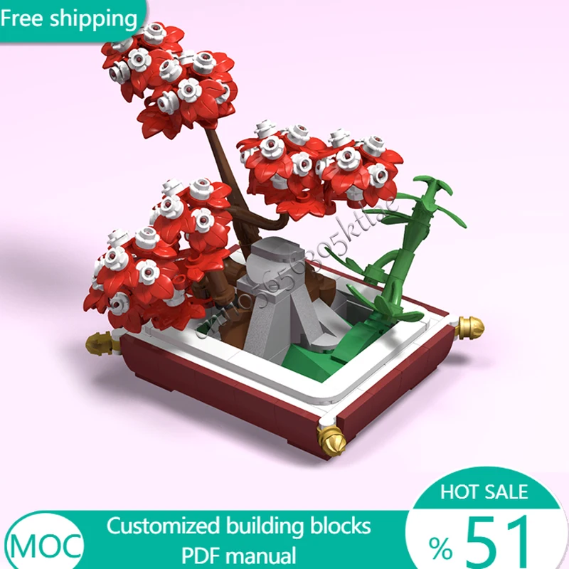 234 шт. бонсай красный букет дерево бонсай MOC настроить модульный строительный блок детский креативный дизайн кирпич DIY фестиваль игрушка в подарок
234 шт. бонсай красный букет дерево бонсай MOC настроить модульный строительный блок детский креативный дизайн кирпич DIY фестиваль игрушка в подарок