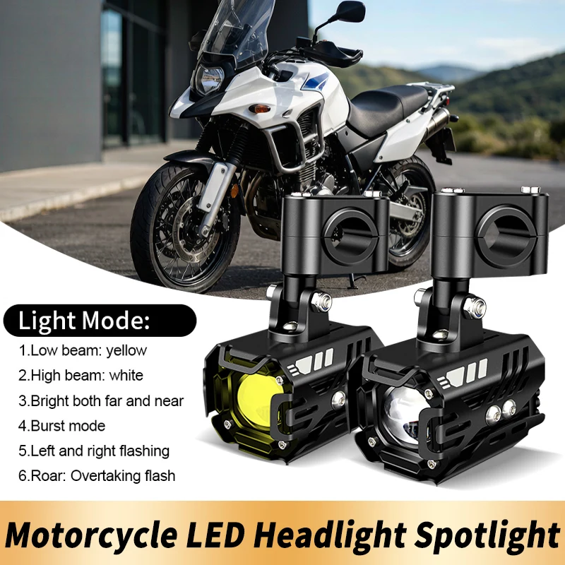 1Set 80W Motorcycle Additional LED Headlight Assembliy For Suzuki DL 650 V-Strom 2004-2010 SV650 2016-2021 ltz 400 GSF650 Bandit
1Set 80W Motorcycle Additional LED Headlight Assembliy For Suzuki DL 650 V-Strom 2004-2010 SV650 2016-2021 ltz 400 GSF650 Bandit
