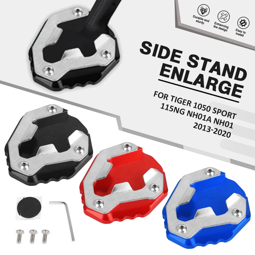 FOR Tiger 1050 Sport, 115NG NH01A NH01 2013-2020 Motorcycle Accessories Foot Enlarger Stand Extension Plate Side Foot Kickstand
FOR Tiger 1050 Sport, 115NG NH01A NH01 2013-2020 Motorcycle Accessories Foot Enlarger Stand Extension Plate Side Foot Kickstand