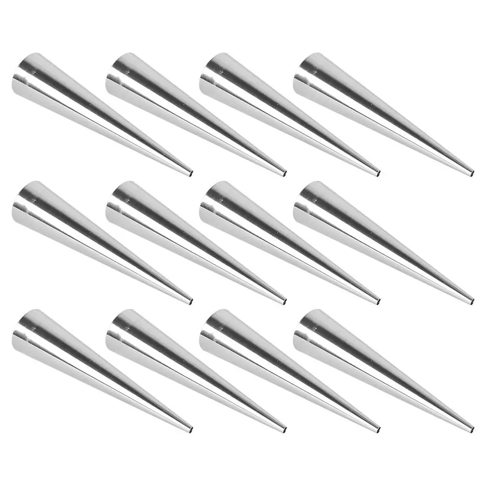 30 Pcs Croissant Spiral Tube Mold Stainless Steel Baking Cone Molds Bread Making Tool Easy Clean High Temp Resistance
30 Pcs Croissant Spiral Tube Mold Stainless Steel Baking Cone Molds Bread Making Tool Easy Clean High Temp Resistance