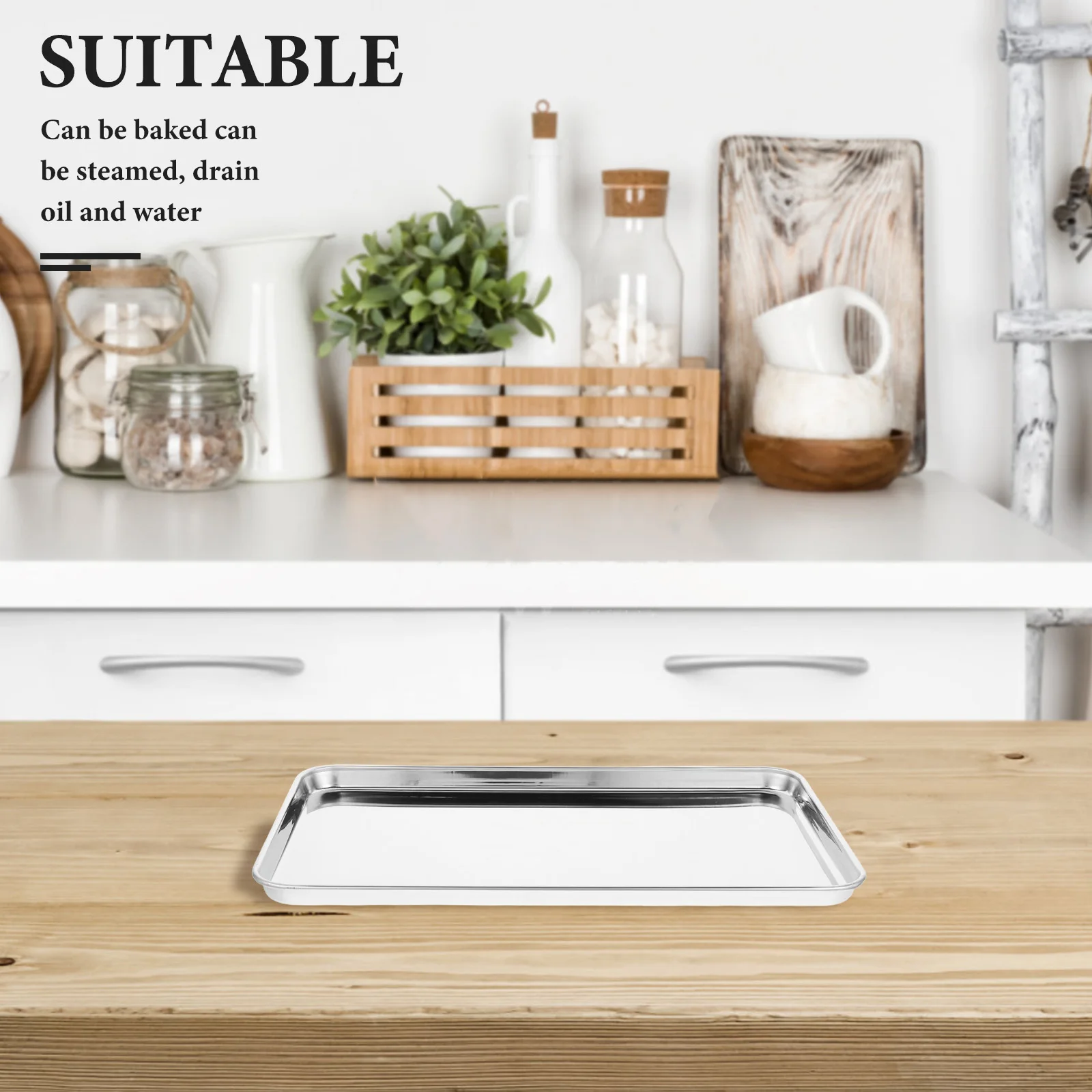 2 PCS Baking Tray Kitchen Supply Barbecue Plate Bakeware Pan Grill with Net Rack Container
2 PCS Baking Tray Kitchen Supply Barbecue Plate Bakeware Pan Grill with Net Rack Container