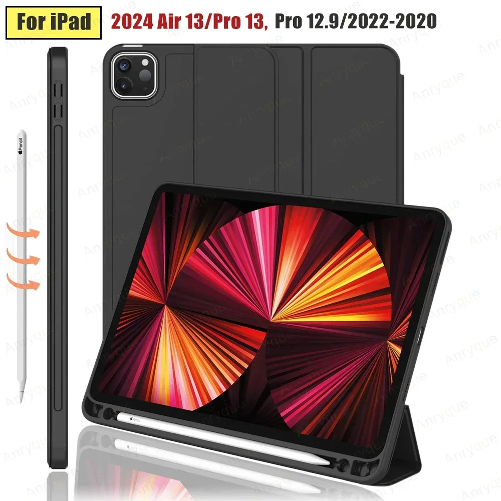 Funda Tablet Case for IPad Air 13 Inch M2 2024 Pro13 M4 IPad Pro 12.9 Inch 6th/5th/4th Generation Case with Pencil Slot Holder
Funda Tablet Case for IPad Air 13 Inch M2 2024 Pro13 M4 IPad Pro 12.9 Inch 6th/5th/4th Generation Case with Pencil Slot Holder