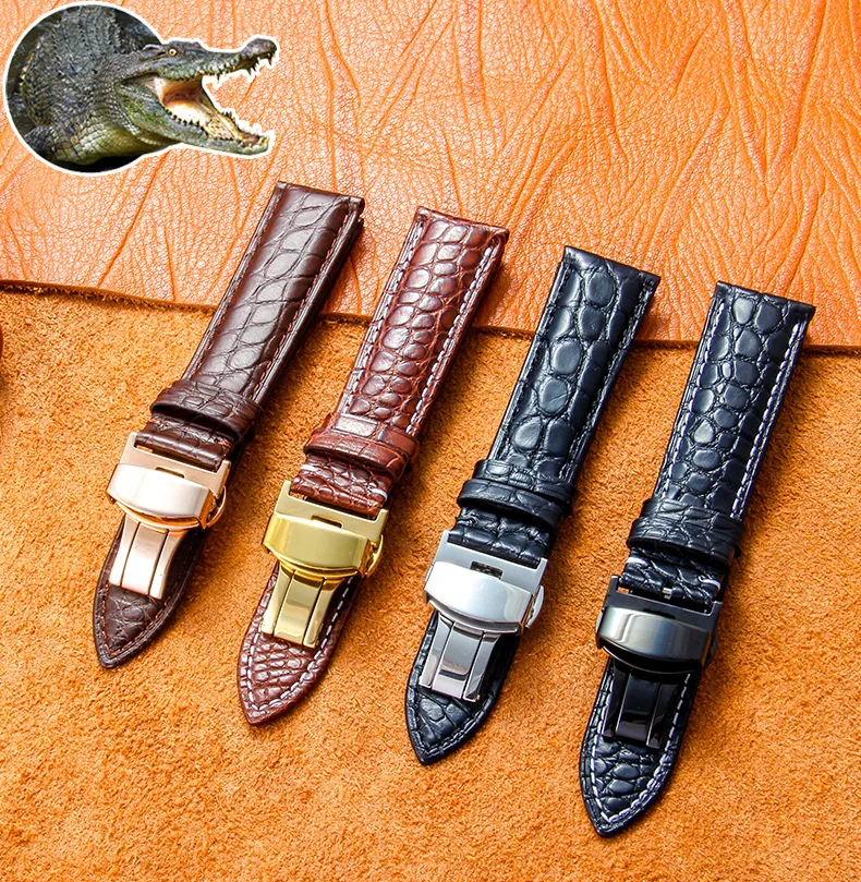 Soft Crocodile Pattern Leather Universal Watch Strap Fit For Longines Citizen Tissot Omega Watch Bands 14/16/17/18/19/20/21/22mm
Soft Crocodile Pattern Leather Universal Watch Strap Fit For Longines Citizen Tissot Omega Watch Bands 14/16/17/18/19/20/21/22mm