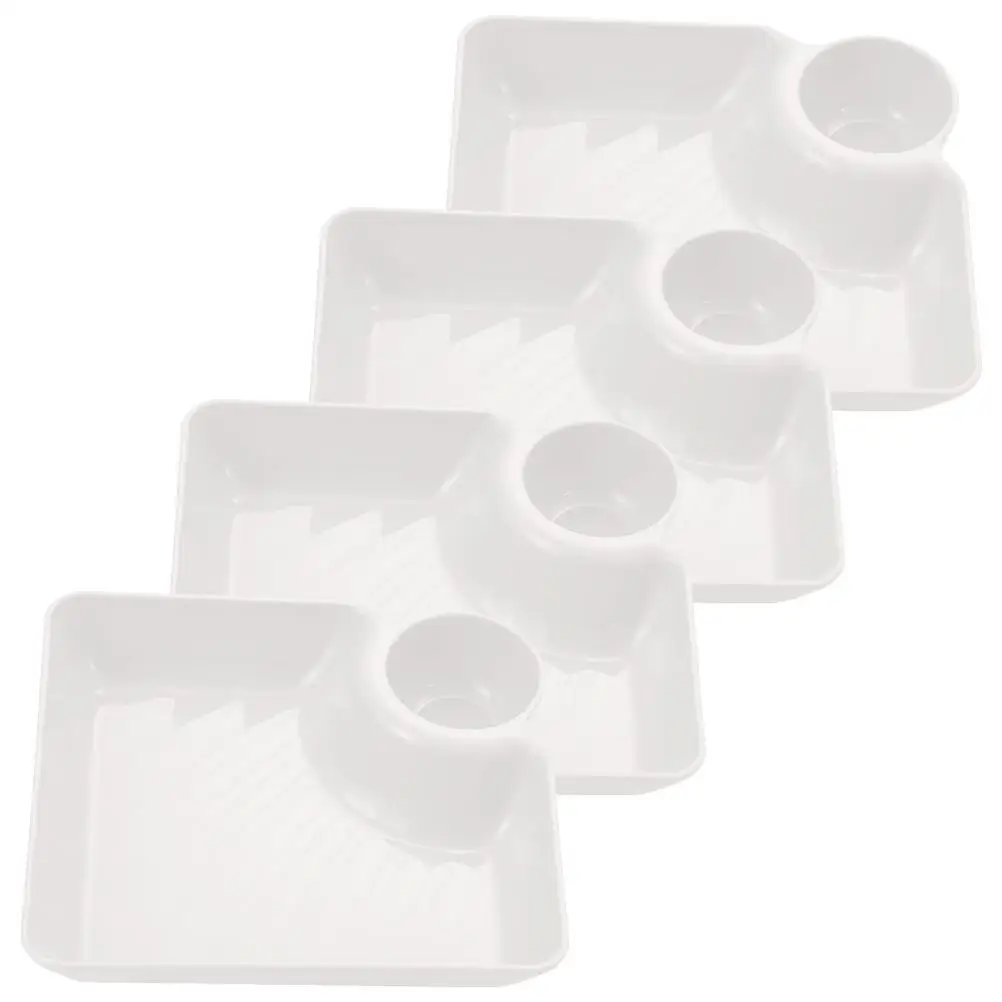 4 Pcs Snack Tray Set Square Food Serving Trays Party PP Large Plastic Platter Dumpling Trays Home Cafe Restaurant Kitchen Bar
4 Pcs Snack Tray Set Square Food Serving Trays Party PP Large Plastic Platter Dumpling Trays Home Cafe Restaurant Kitchen Bar