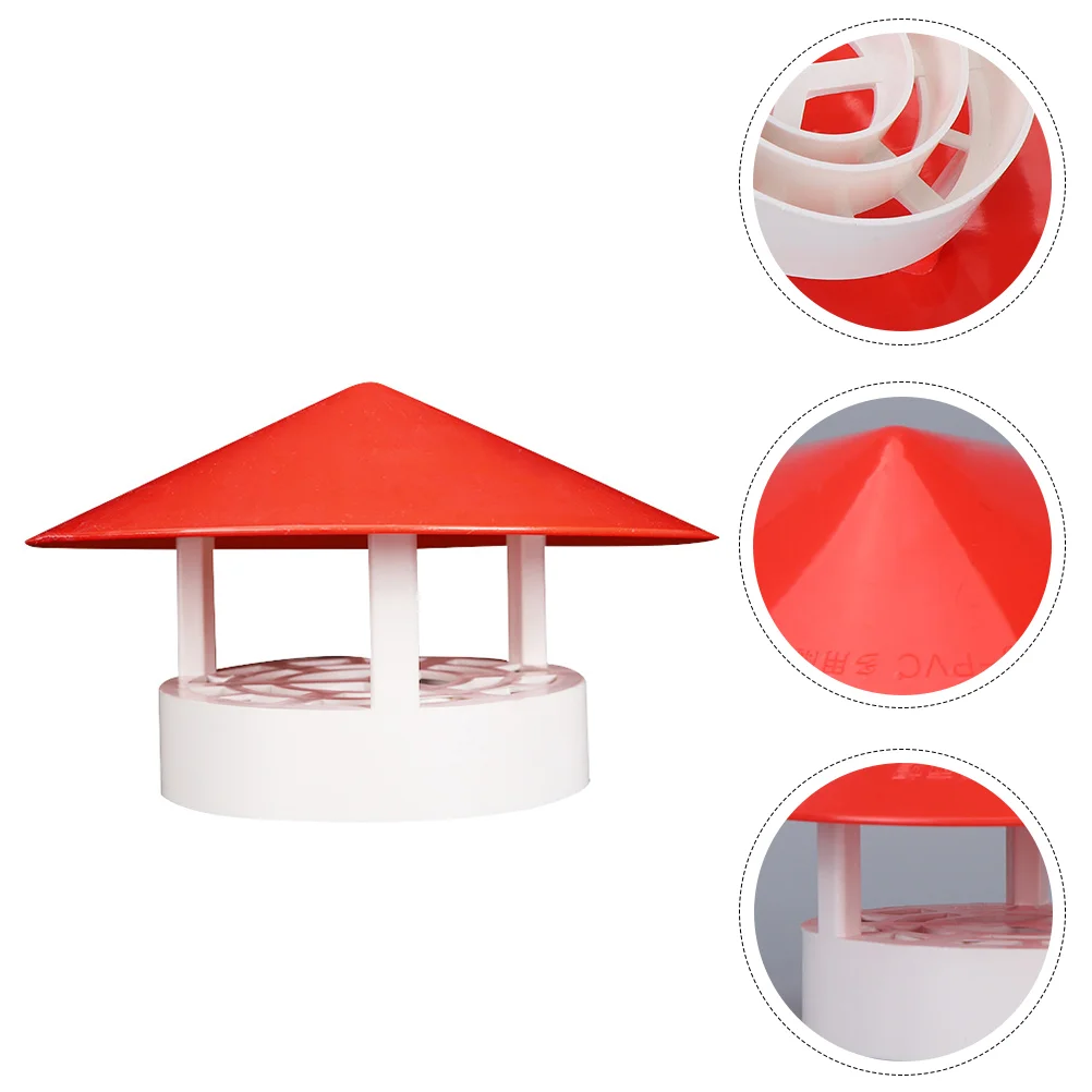 2 Pcs Pipe Smoke Cap Funnel Durable Roof Chimney Adjustable Cowl Cover Red Rain Hat Mushroom Shaped
2 Pcs Pipe Smoke Cap Funnel Durable Roof Chimney Adjustable Cowl Cover Red Rain Hat Mushroom Shaped