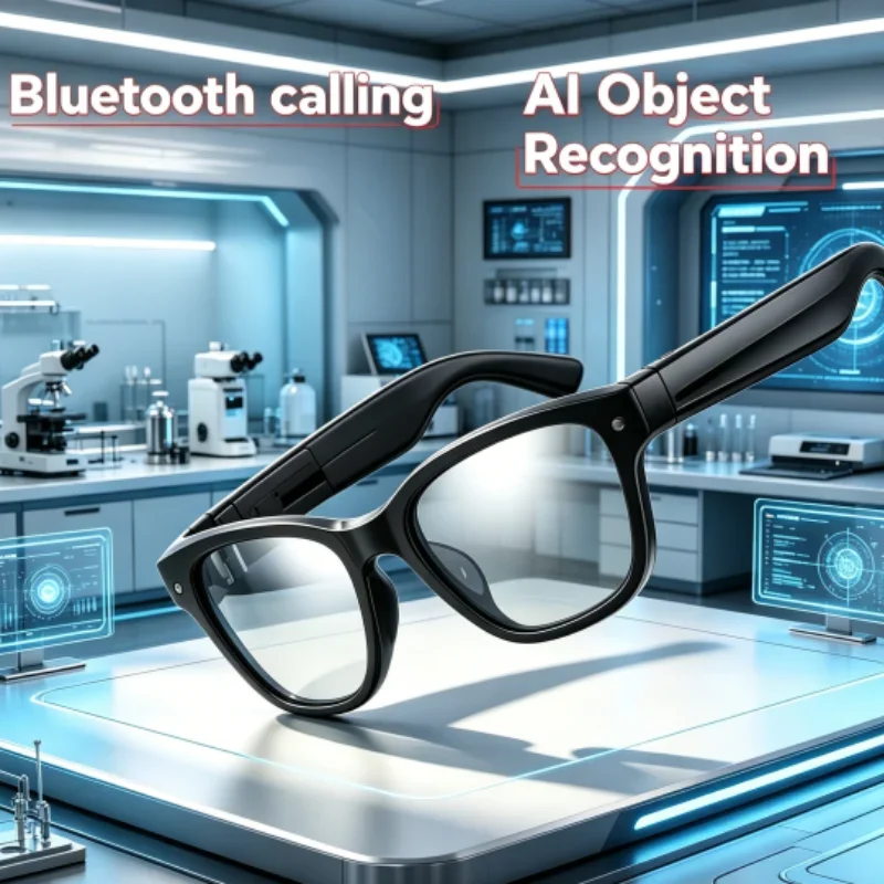 Smart for Men AI Smart Glasses Voice Assistant Control 8K HD Camera Bluetooth Call Smart Glasses