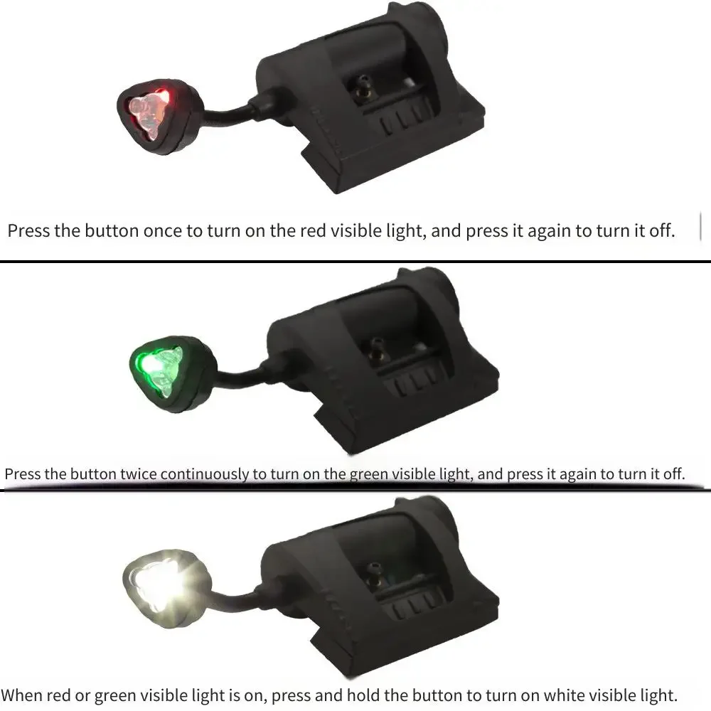 Outdoor Tactical Helmet Lamp Base with Three Color Lighting Modes Energy Saving Design for Enhanced Visibility
Outdoor Tactical Helmet Lamp Base with Three Color Lighting Modes Energy Saving Design for Enhanced Visibility