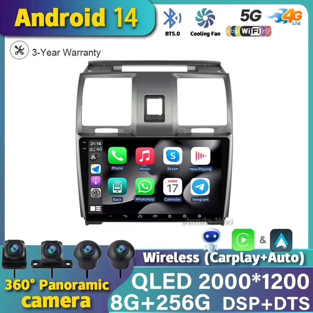 Car Radio Stereo Android 14 For UAZ Patriot 2012 - 2016 Multimedia Video Player GPS Navigation Intelligent System 360 Camera DSP
Car Radio Stereo Android 14 For UAZ Patriot 2012 - 2016 Multimedia Video Player GPS Navigation Intelligent System 360 Camera DSP