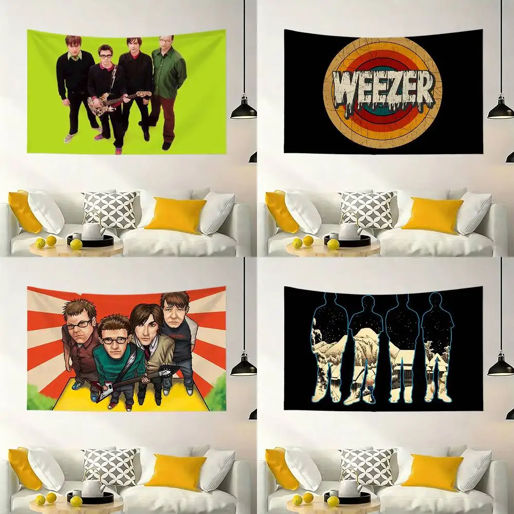 Classic Rock Band W-Weezer Flags Wall Hanging Background Art Banner for Bedroom Home Outdoor Decor
Classic Rock Band W-Weezer Flags Wall Hanging Background Art Banner for Bedroom Home Outdoor Decor
