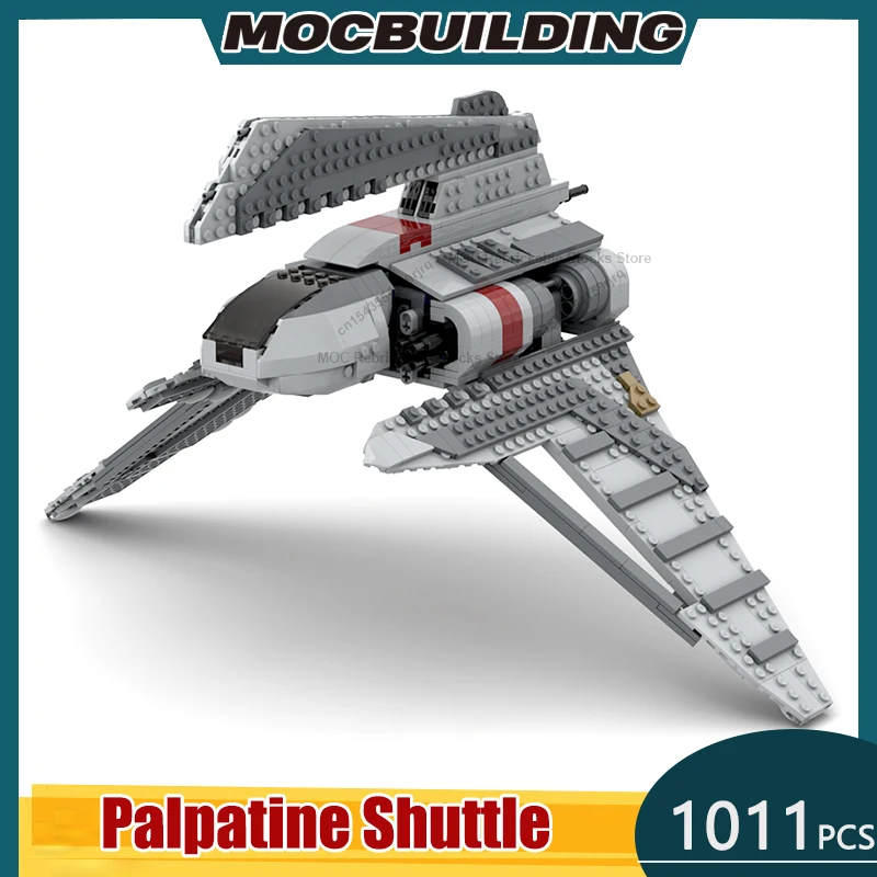 MOC Building Blocks Emporer Palpatine Shuttle Theta Class T-2C Personal Transport DIY Assemble Bricks Model Toys Gifts 1011PCS
MOC Building Blocks Emporer Palpatine Shuttle Theta Class T-2C Personal Transport DIY Assemble Bricks Model Toys Gifts 1011PCS
