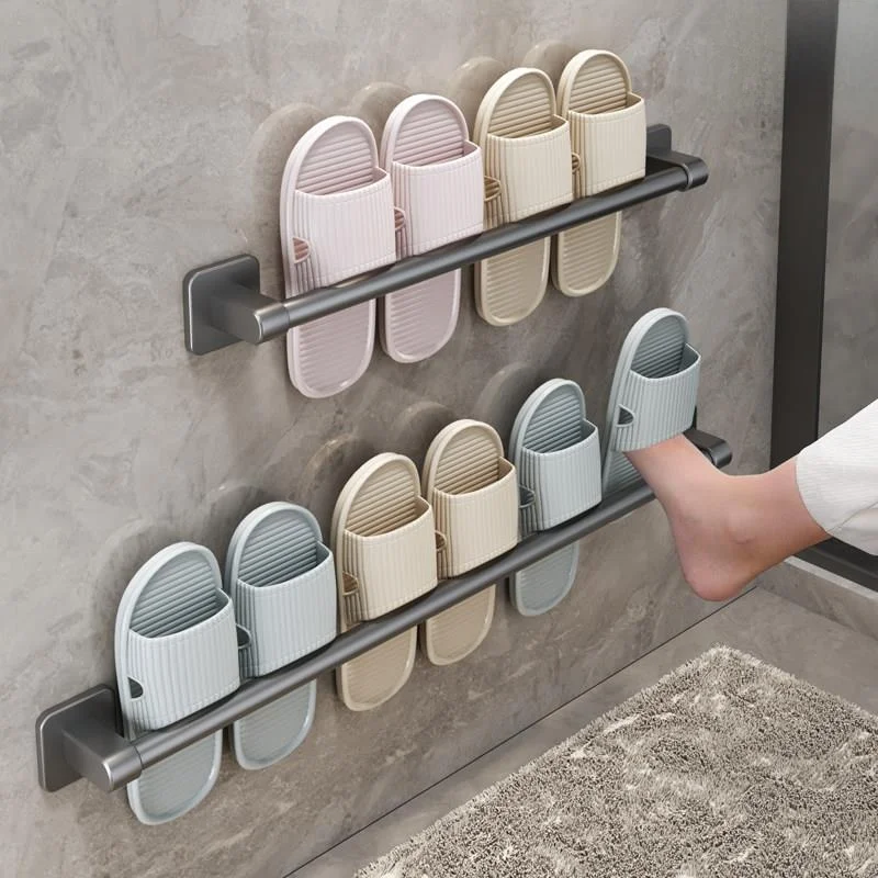 Bathroom Slipper Rack No Drilling Toilet Storage Shelf Shoe Organizer Wall Mounted Drainage Hanging Bracket Carbon Steel
Bathroom Slipper Rack No Drilling Toilet Storage Shelf Shoe Organizer Wall Mounted Drainage Hanging Bracket Carbon Steel