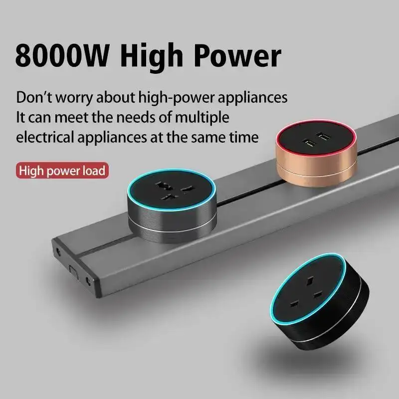Herepow Movable Track Socket Smart Home Appliances Electronic Plug Adapter UK US EU Standard Outlet Wall Mounted Socket With Usb
Herepow Movable Track Socket Smart Home Appliances Electronic Plug Adapter UK US EU Standard Outlet Wall Mounted Socket With Usb