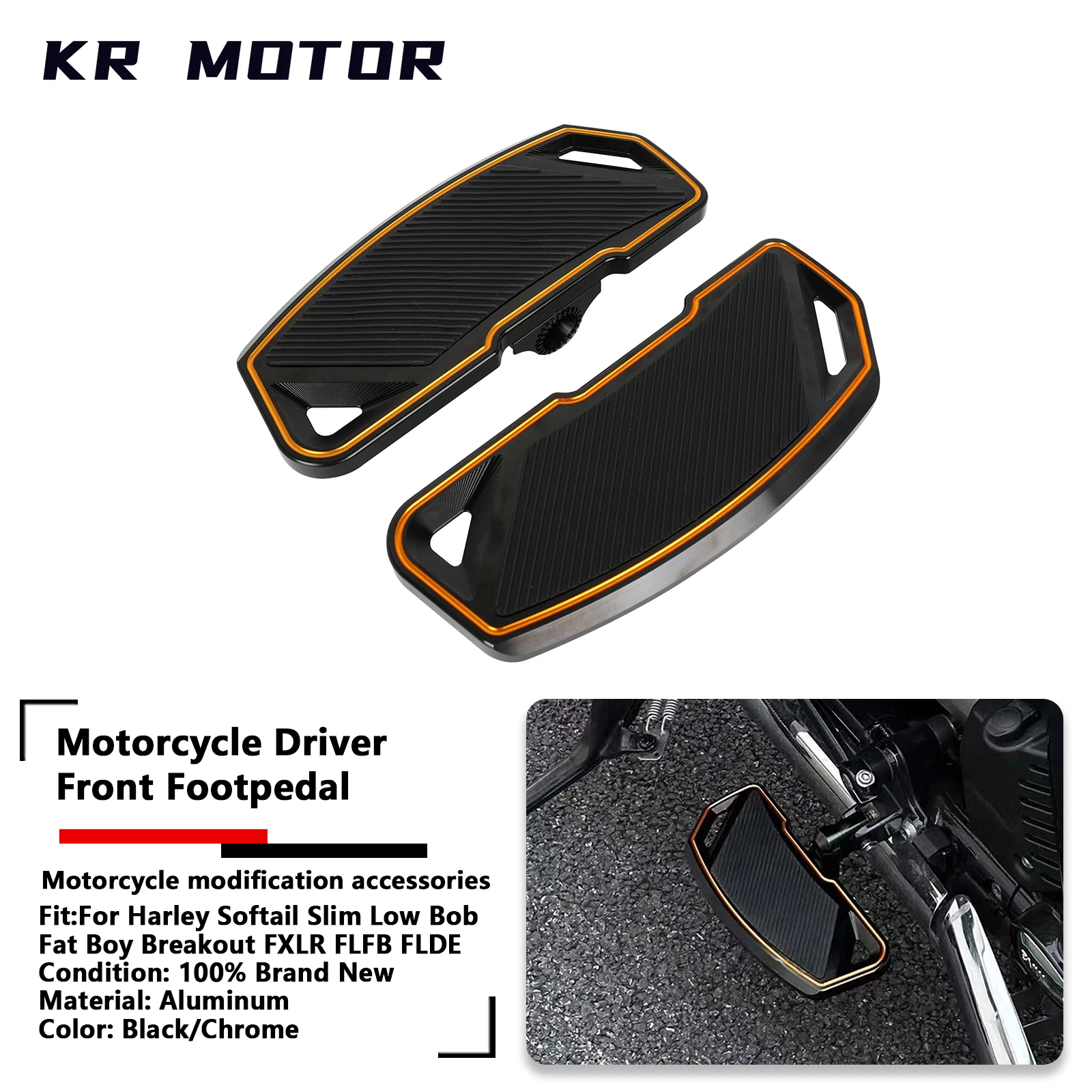 Motorcycle Driver Foot Pegs Rider Footboard Footrests Fits For Harley Touring Road King Dyna Sportster 1200 Night Train Iron 883
Motorcycle Driver Foot Pegs Rider Footboard Footrests Fits For Harley Touring Road King Dyna Sportster 1200 Night Train Iron 883