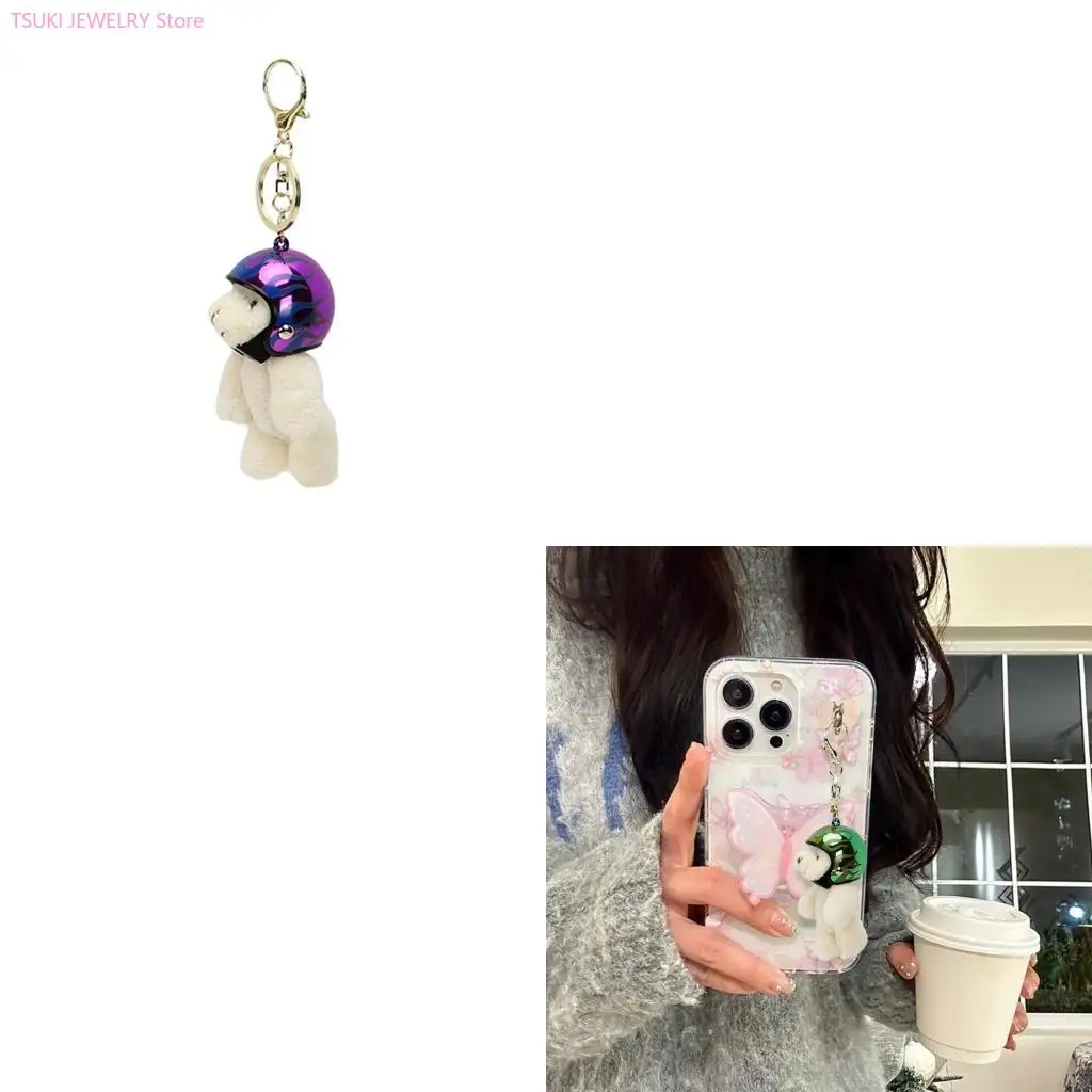 62KE Locomotive Bear Plush Pendant Animal Keychain Fashionable Backpack Accessory
62KE Locomotive Bear Plush Pendant Animal Keychain Fashionable Backpack Accessory