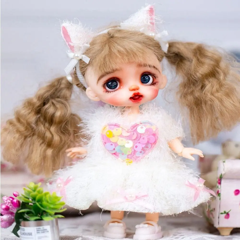 DIY Lovely Princess Dress with Headband Hat Decoration Cute Fashion Dresses Skirt Clothes Accessories for OB11 Dolls
DIY Lovely Princess Dress with Headband Hat Decoration Cute Fashion Dresses Skirt Clothes Accessories for OB11 Dolls