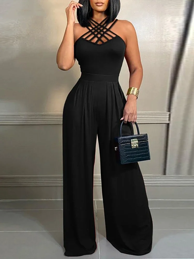 2023 Jumpsuits Women Summer Holiday Slim Printing Sleeveless Bodysuits Elegant Wide Leg Pants Streetwear Playsuits Dropshipping
2023 Jumpsuits Women Summer Holiday Slim Printing Sleeveless Bodysuits Elegant Wide Leg Pants Streetwear Playsuits Dropshipping
