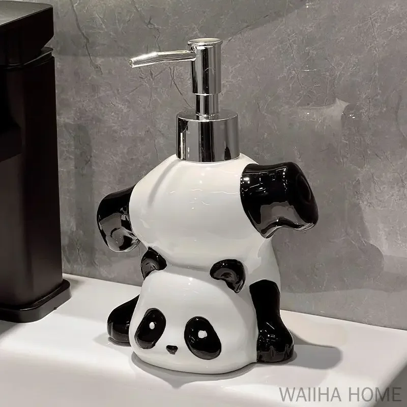 Creative Children Panda Ceramic Soap Dispenser Panda Shape Soap Dish Bathroom Decoration Accessories Shampoo Bottle Girls Gift
Creative Children Panda Ceramic Soap Dispenser Panda Shape Soap Dish Bathroom Decoration Accessories Shampoo Bottle Girls Gift