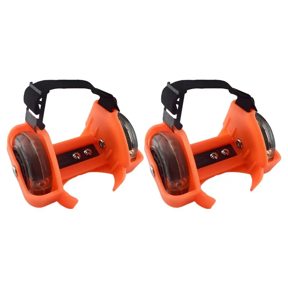 PVC Heel Wheels Orange Adjustable Roller Skates Kids Portable Glowing Shoe Wheel Skateboard Rolling Accessories Sliding
PVC Heel Wheels Orange Adjustable Roller Skates Kids Portable Glowing Shoe Wheel Skateboard Rolling Accessories Sliding