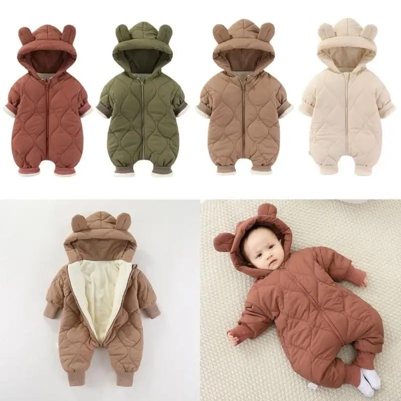97BE Baby Jumpsuit Boys Girls Romper Snowsuit Hooded Jumpsuit Clothes Winter Coat
97BE Baby Jumpsuit Boys Girls Romper Snowsuit Hooded Jumpsuit Clothes Winter Coat