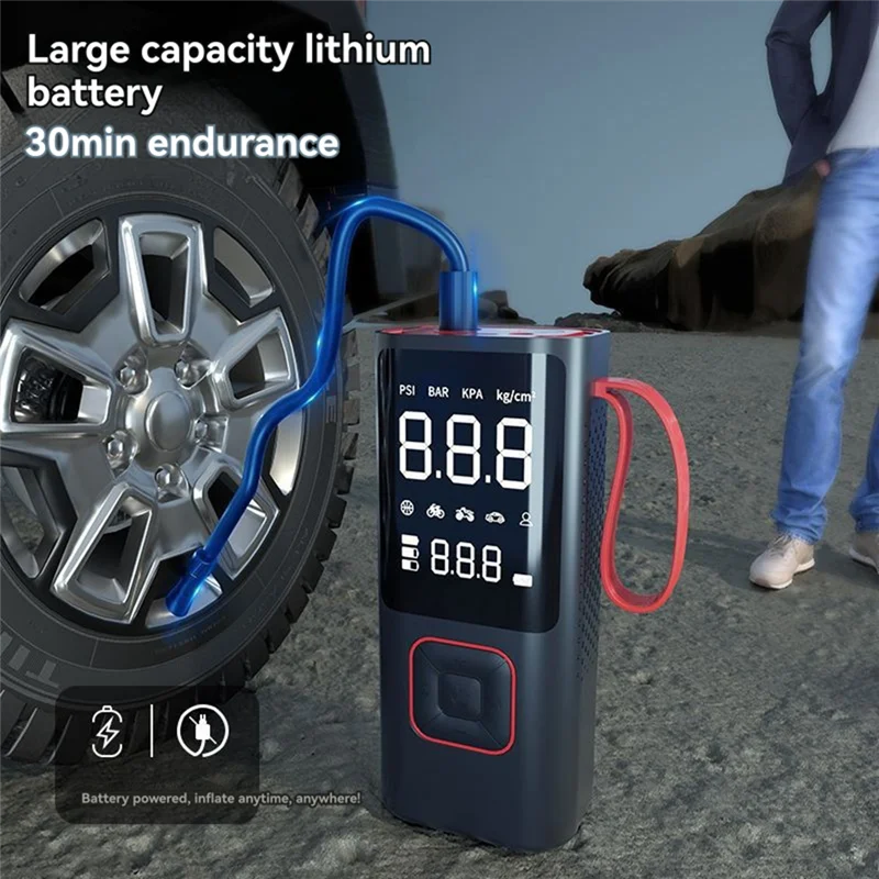 【Price Drop !!】 Portable Electric Air Pump Tire Air Pump For Car Bike Moto Multipurpose Wireless 150 PSI Air Pump With Lighting
【Price Drop !!】 Portable Electric Air Pump Tire Air Pump For Car Bike Moto Multipurpose Wireless 150 PSI Air Pump With Lighting
