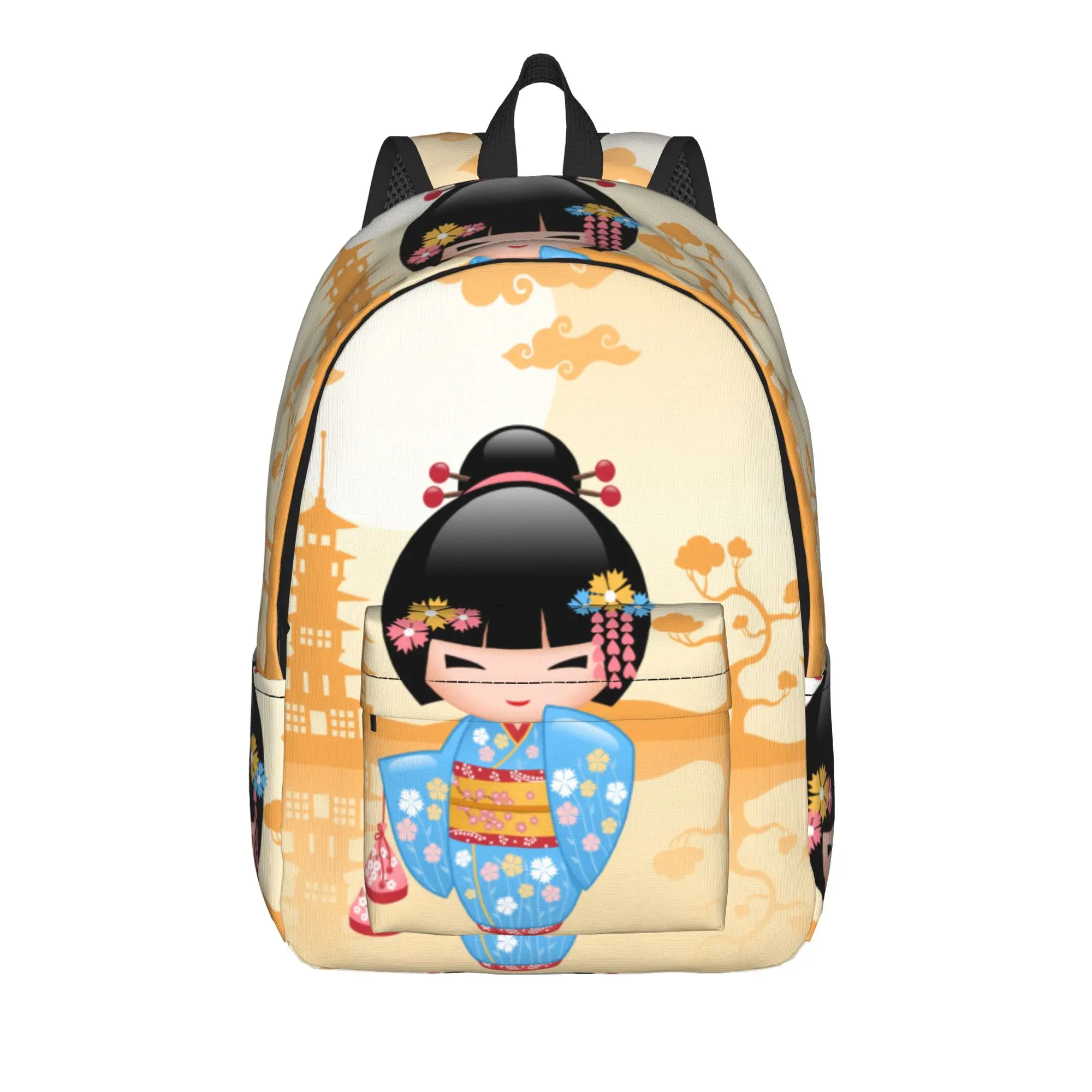 Kokeshi Doll Fashion Backpack Sports Student Work Cute Japanese Girl Daypack for Men Women Laptop Computer Shoulder Bag
Kokeshi Doll Fashion Backpack Sports Student Work Cute Japanese Girl Daypack for Men Women Laptop Computer Shoulder Bag
