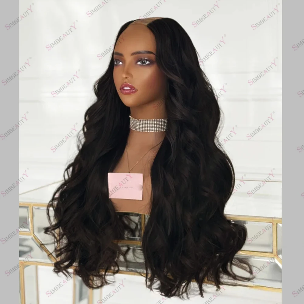 250Density Full Machine Made Virgin Human Hair Wavy Long U Part Wigs for Women #2 #4 #1B Black Brown Hair 1X4 Size U Shape Open
250Density Full Machine Made Virgin Human Hair Wavy Long U Part Wigs for Women #2 #4 #1B Black Brown Hair 1X4 Size U Shape Open