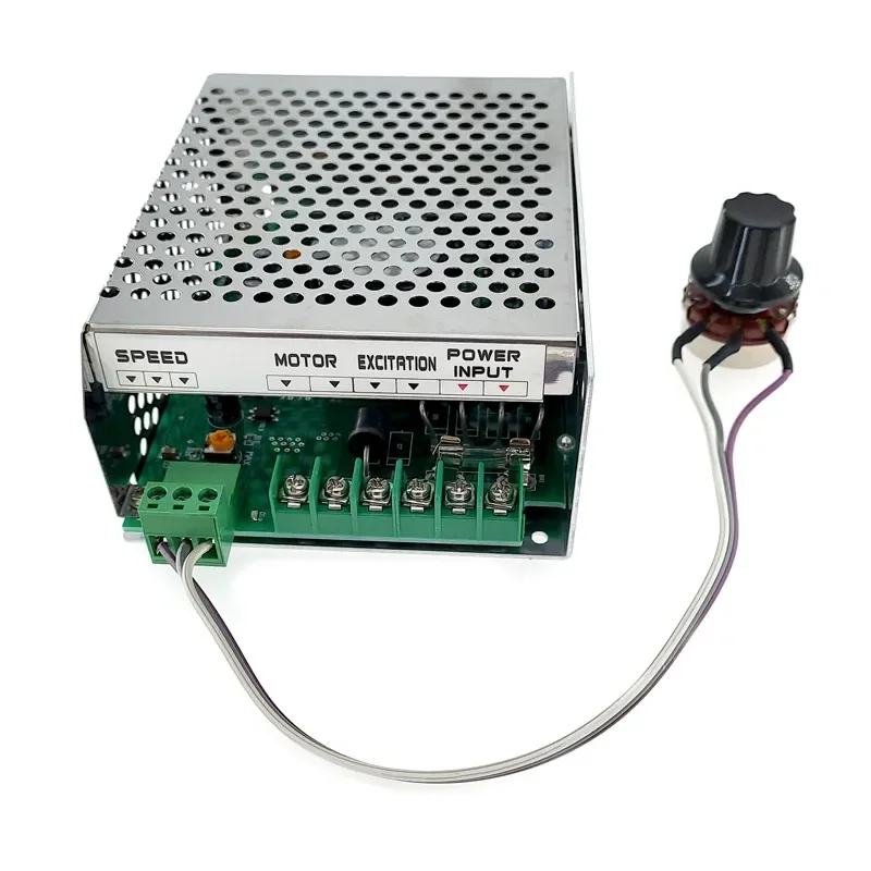 WK611 Speed Regulator PWM for DC Motor 0-110VDC Control Supply speed controller Suitable for spindle motor input 110V-220VAC 6A
WK611 Speed Regulator PWM for DC Motor 0-110VDC Control Supply speed controller Suitable for spindle motor input 110V-220VAC 6A