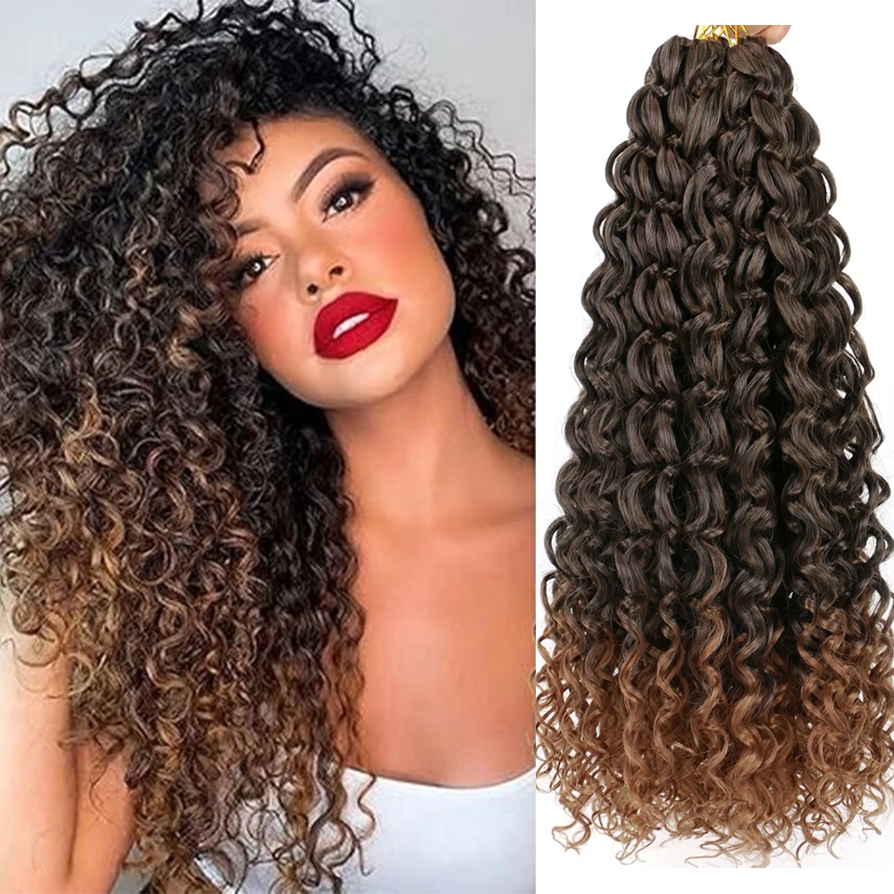 Belle Show GoGo Curl Crochet hair for Women Deep Wave Braiding hair Synthetic Bohemian Crochet Braid Water Wave Crochet hair
Belle Show GoGo Curl Crochet hair for Women Deep Wave Braiding hair Synthetic Bohemian Crochet Braid Water Wave Crochet hair
