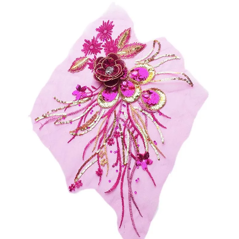 10Pcs Flowers Sequins Lace Trims Rhinestone Mesh Sew On Patches Embroidery For Wedding Appliques Decoration DIY
10Pcs Flowers Sequins Lace Trims Rhinestone Mesh Sew On Patches Embroidery For Wedding Appliques Decoration DIY