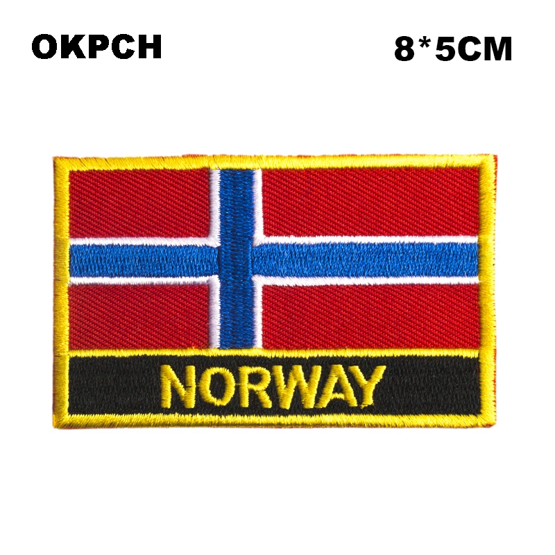 Norway Flag Embroidery Patches Iron on Saw on Transfer patches Sewing Applications for Clothes in Home&Garden
Norway Flag Embroidery Patches Iron on Saw on Transfer patches Sewing Applications for Clothes in Home&Garden
