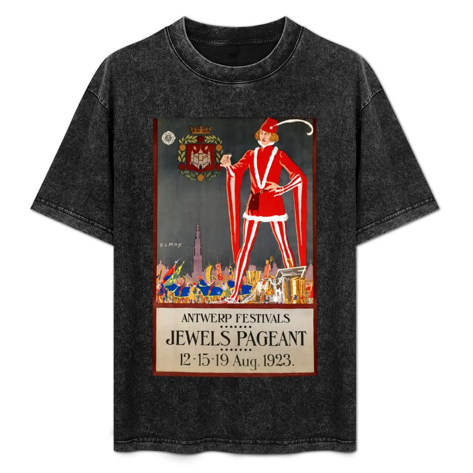 Restored Belgium Antwerp Vintage Travel Poster T-Shirt Modern Style Print T-Shirt
Restored Belgium Antwerp Vintage Travel Poster T-Shirt Modern Style Print T-Shirt