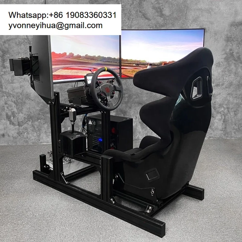 Diy Sim Racing Cockpit T Slot Aluminum Profile 3060 Simracing Chassis Car Game Motion Frame Sim Rig Kit Car Driving Simulator
Diy Sim Racing Cockpit T Slot Aluminum Profile 3060 Simracing Chassis Car Game Motion Frame Sim Rig Kit Car Driving Simulator