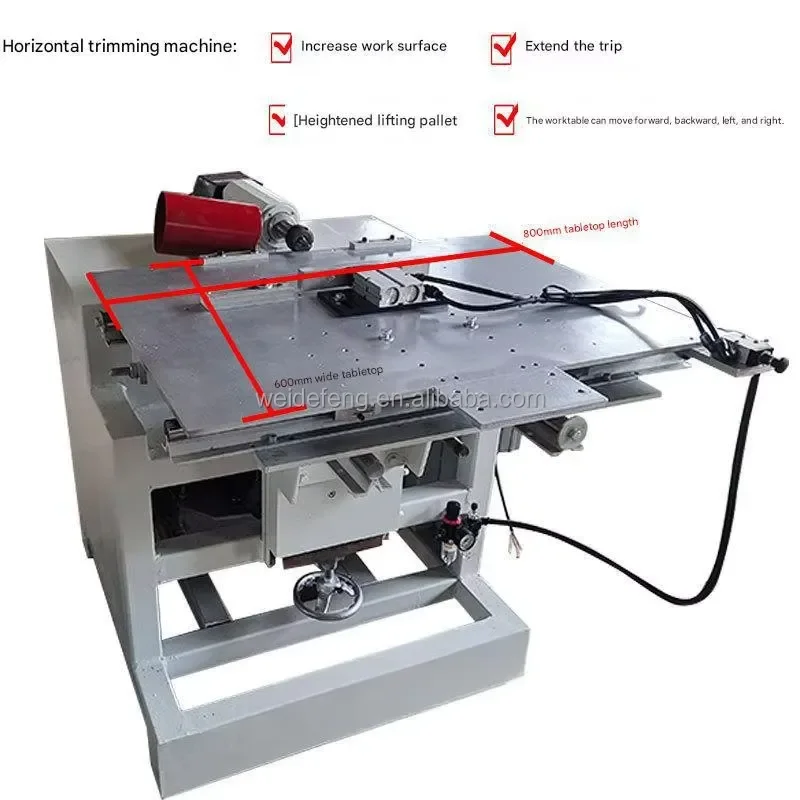 Woodworking Slotting Machine Picture Frame Side Grooving Horizontal Edge Trimmer Drilling Edge Milling Single Head Punching
Woodworking Slotting Machine Picture Frame Side Grooving Horizontal Edge Trimmer Drilling Edge Milling Single Head Punching