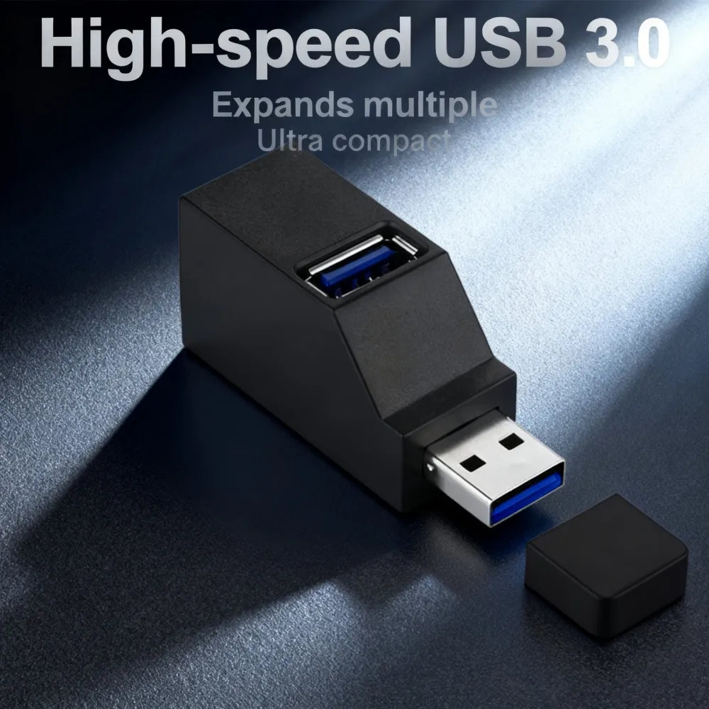 USB 3.0/2.0 HUB Adapter Extender Mini Splitter Box 1 to 3 Ports High Speed USB 2.0 For PC Laptop U Disk Card Reader
USB 3.0/2.0 HUB Adapter Extender Mini Splitter Box 1 to 3 Ports High Speed USB 2.0 For PC Laptop U Disk Card Reader