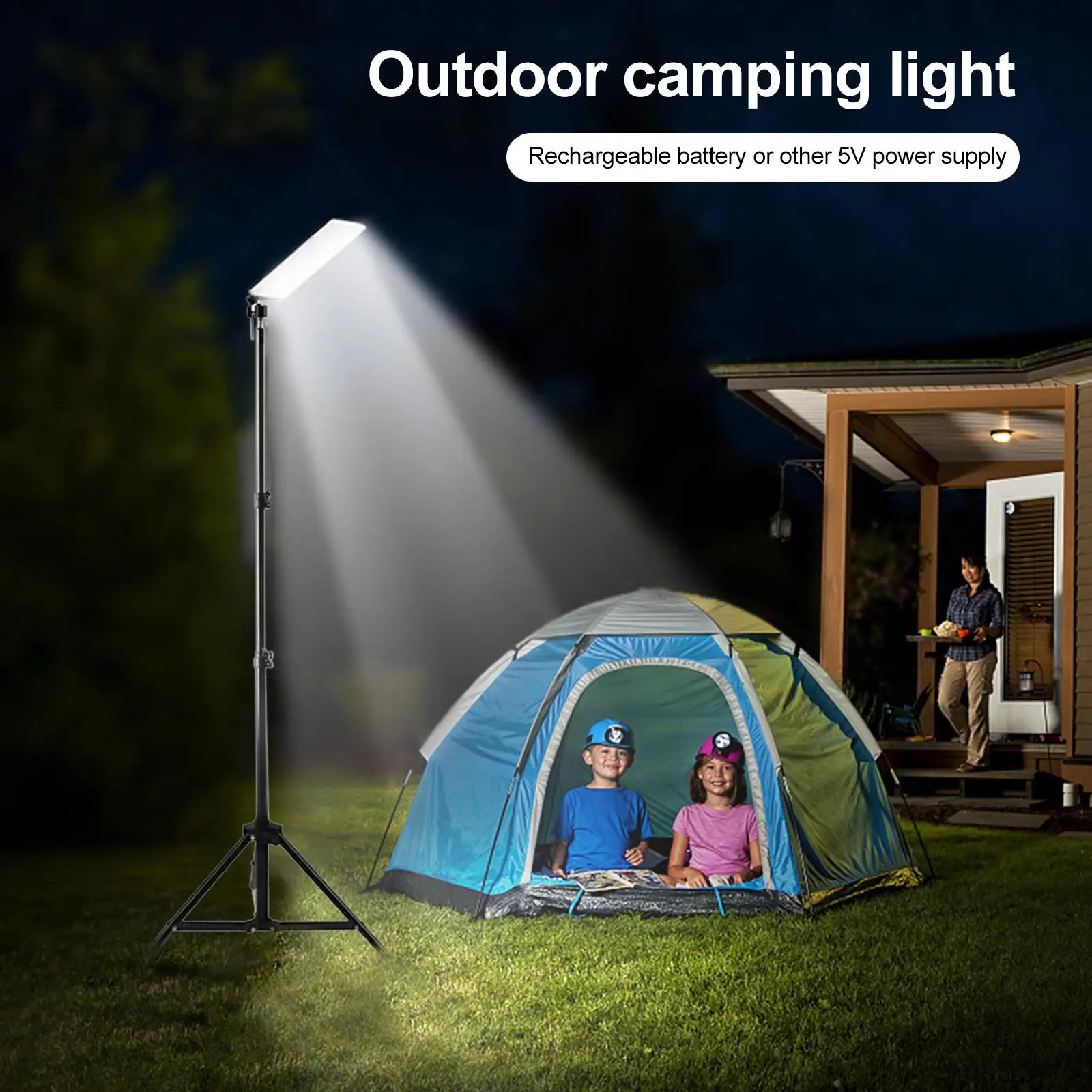 18W Work Light with Adjustable Metal Telescoping Tripod Stand LED Portable Light 1680 Lumen for Emergency Outages Hiking Camping
18W Work Light with Adjustable Metal Telescoping Tripod Stand LED Portable Light 1680 Lumen for Emergency Outages Hiking Camping