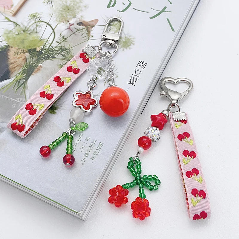 Fashion Tomato Cherry Keychain Bag Charm Colorful Beaded Couple Keychain Unique Exquisite Backpack Decoration Accessories Gifts
Fashion Tomato Cherry Keychain Bag Charm Colorful Beaded Couple Keychain Unique Exquisite Backpack Decoration Accessories Gifts