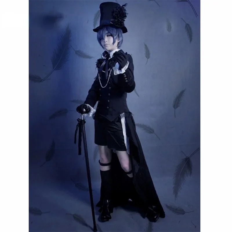 Kuroshitsuji Ciel Phantomhive Adult Cosplay Costume Black Butler Cosplay Costume For Halloween
Kuroshitsuji Ciel Phantomhive Adult Cosplay Costume Black Butler Cosplay Costume For Halloween