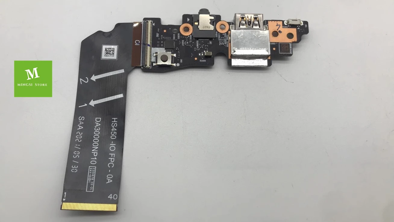 FOR LENOVO Yoga 14sIHU ACH ARH ITL 2021 USB AUDIO POWER BUTTON BOARD CABLE NS-D231
FOR LENOVO Yoga 14sIHU ACH ARH ITL 2021 USB AUDIO POWER BUTTON BOARD CABLE NS-D231