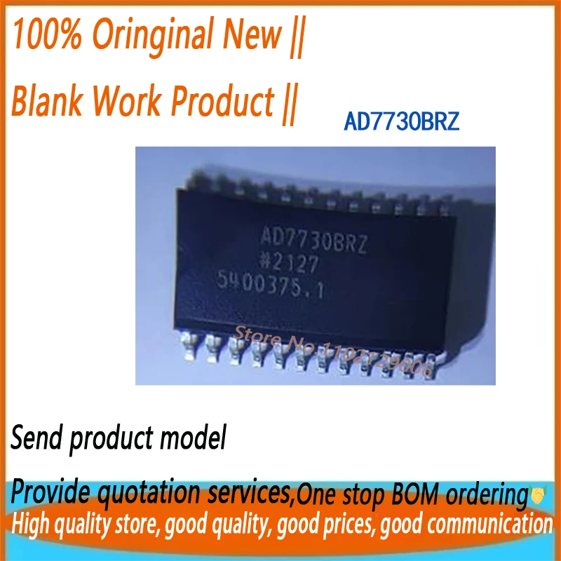 1 шт./лот, новый оригинальный AD7730BRZ AD7730BR AD7730BRZ-REEL SOP24 AD7730 на складе
1 шт./лот, новый оригинальный AD7730BRZ AD7730BR AD7730BRZ-REEL SOP24 AD7730 на складе