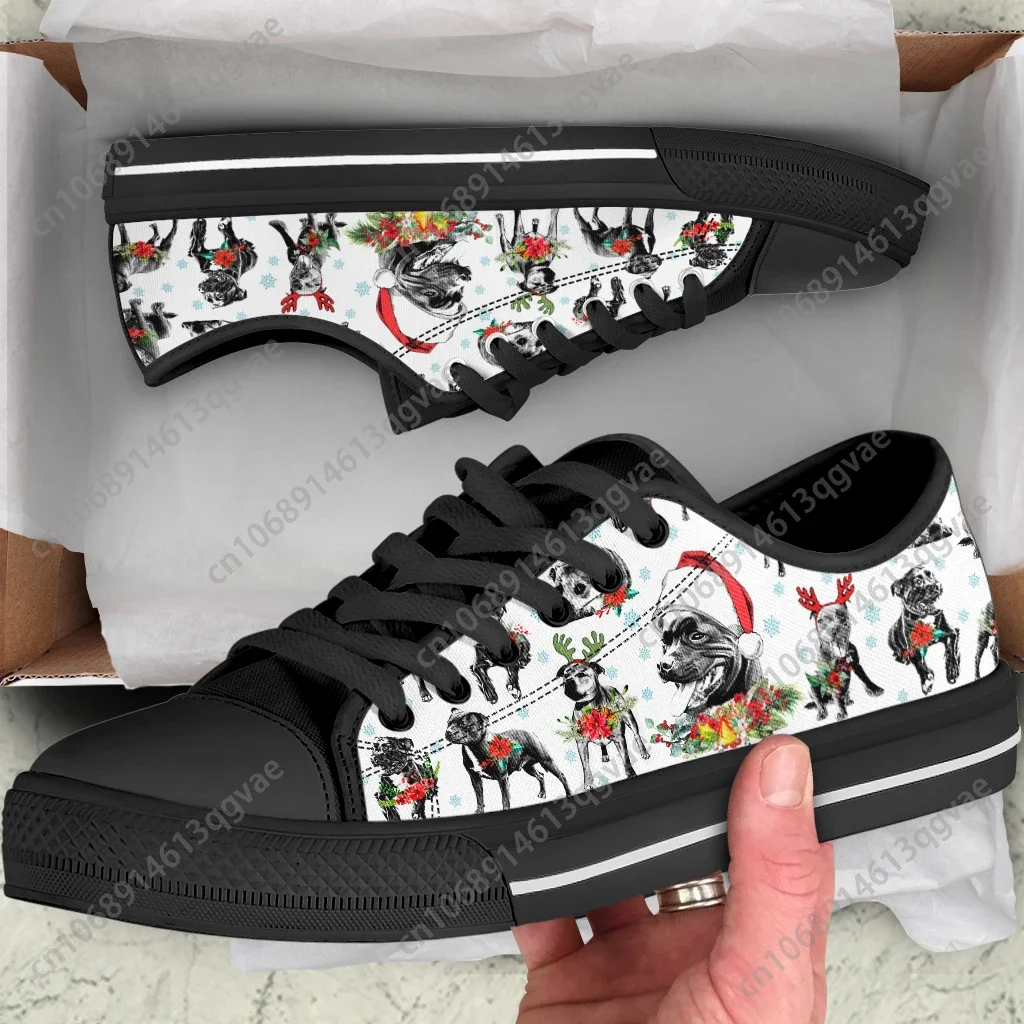Cute Christmas Pitbull Lover Low Top Sneakers Mens Womens Teenager High Quality Canvas Sneaker Couple Shoes Custom Made Shoe
Cute Christmas Pitbull Lover Low Top Sneakers Mens Womens Teenager High Quality Canvas Sneaker Couple Shoes Custom Made Shoe