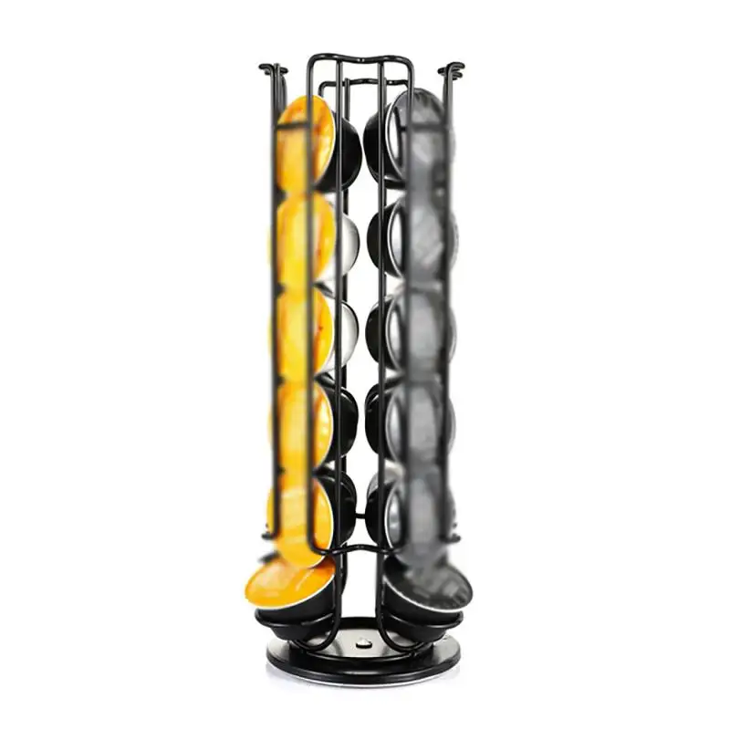 24Cups Rotatable Capsule Coffee Storage Rack Coffee Pod Holder Capsule Display Rack Stainless Steel Tower Stand Storage Shelves
24Cups Rotatable Capsule Coffee Storage Rack Coffee Pod Holder Capsule Display Rack Stainless Steel Tower Stand Storage Shelves