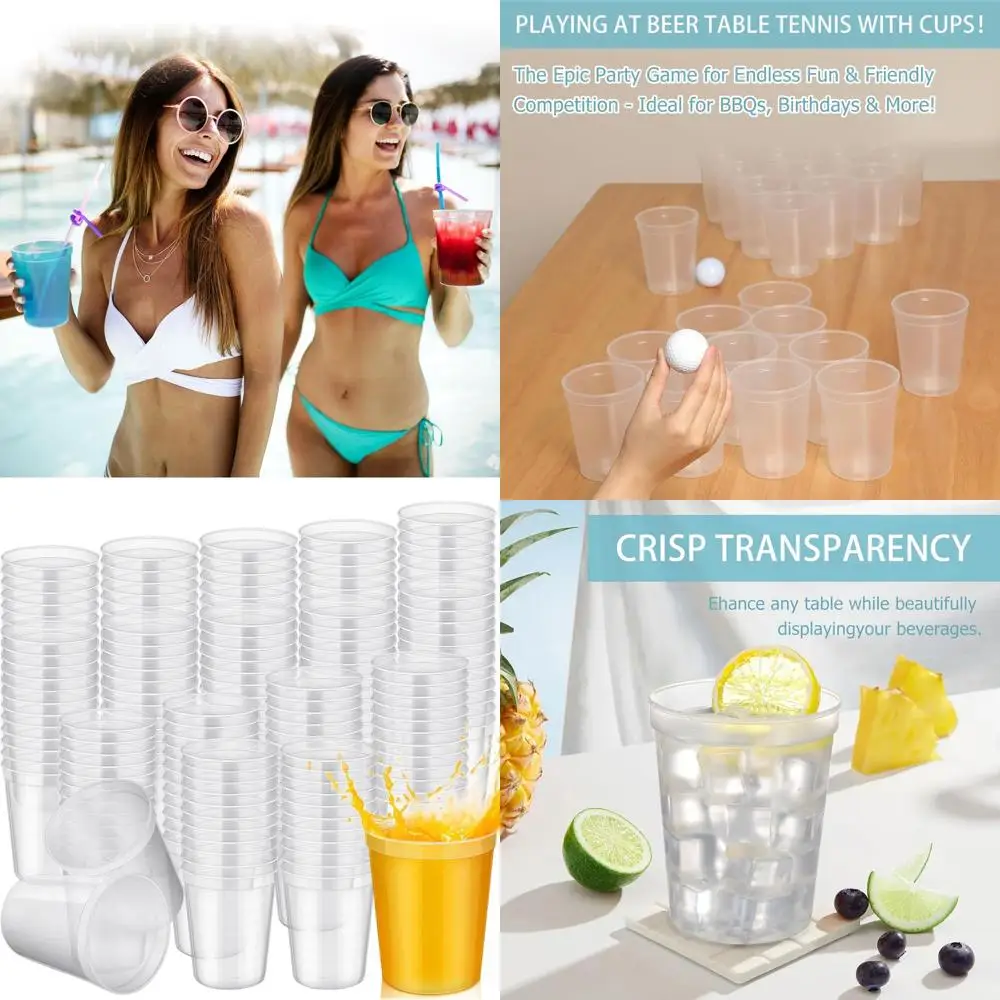 Многоразовые пластиковые стаканы для стадиона, 16 унций, 200 штук, прозрачные, идеально подходят для вечеринок, мероприятий и DIY, 4,5x3,54x2,72 дюйма
Многоразовые пластиковые стаканы для стадиона, 16 унций, 200 штук, прозрачные, идеально подходят для вечеринок, мероприятий и DIY, 4,5x3,54x2,72 дюйма