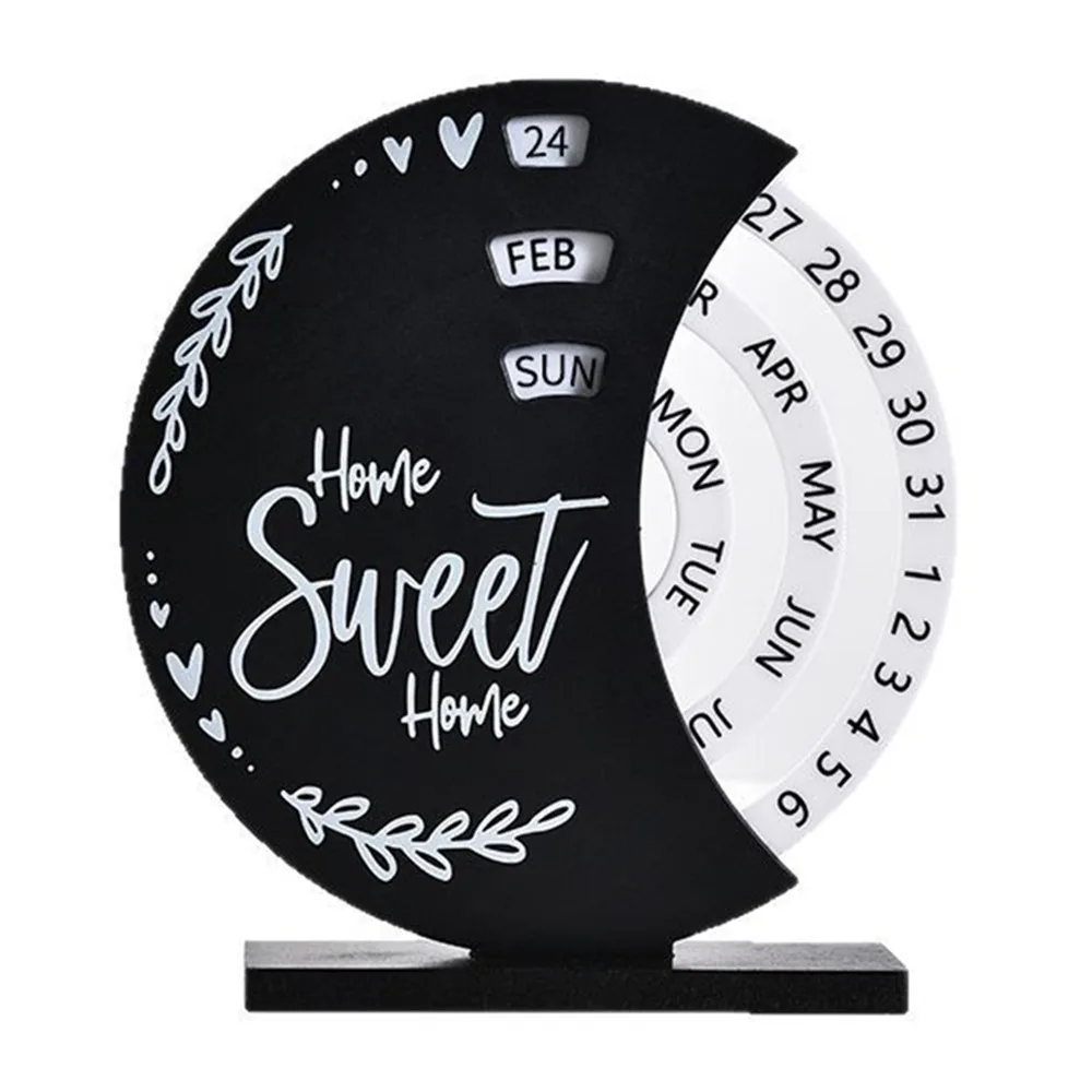 Creative Manual Rotating Desk Calendar Adjustable Month Date Display Perpetual Calendar DIY Time Perpetual Multi-purpose
Creative Manual Rotating Desk Calendar Adjustable Month Date Display Perpetual Calendar DIY Time Perpetual Multi-purpose
