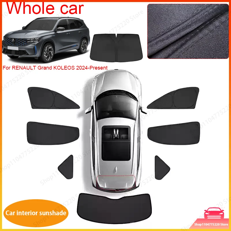 Car Black Window Privacy Sunshade For RENAULT GRAND KOLEOS 2024-2026 Anti-UV Heat Insulation Protect Cover Interior Accessory
Car Black Window Privacy Sunshade For RENAULT GRAND KOLEOS 2024-2026 Anti-UV Heat Insulation Protect Cover Interior Accessory