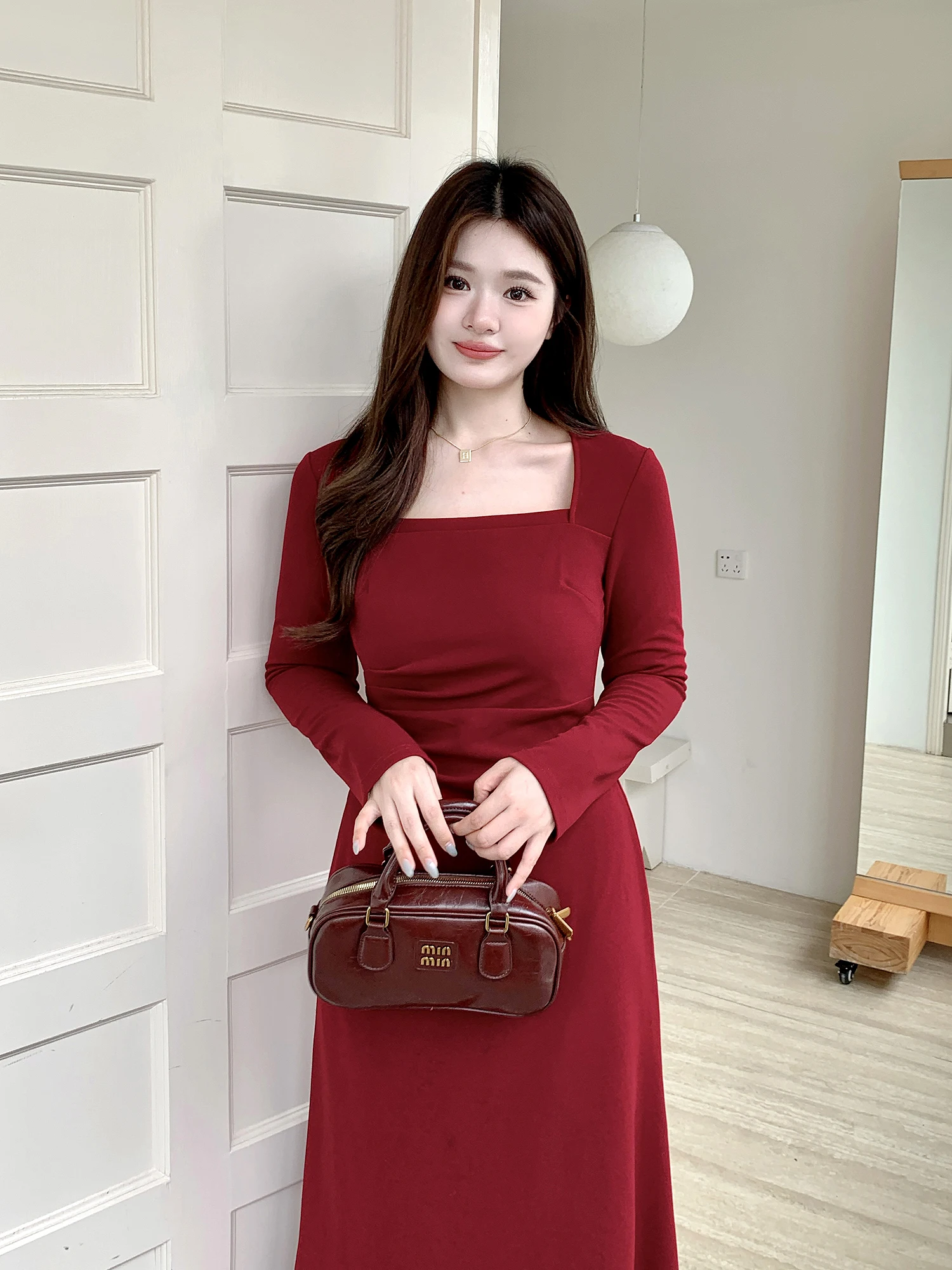 Ele Red Vintage Square Ne plus Size Dr Женское осенне-зимнее утягивающее длинное платье с высокой талией French Sle из полиэстера F...
Ele Red Vintage Square Ne plus Size Dr Женское осенне-зимнее утягивающее длинное платье с высокой талией French Sle из полиэстера F...